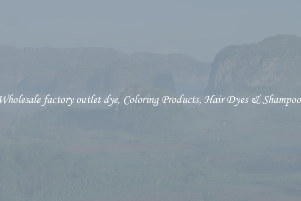 Wholesale factory outlet dye, Coloring Products, Hair Dyes & Shampoos