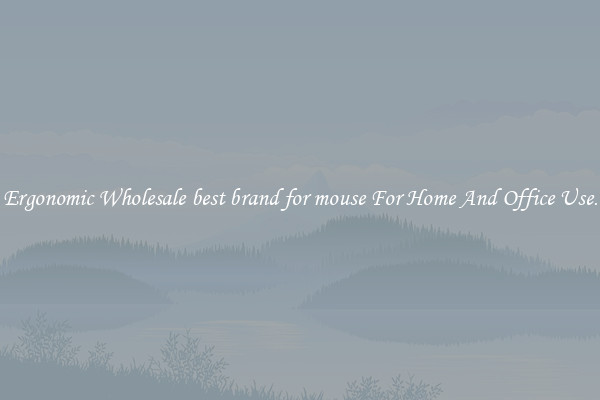 Ergonomic Wholesale best brand for mouse For Home And Office Use.