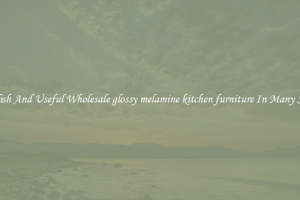 Stylish And Useful Wholesale glossy melamine kitchen furniture In Many Sizes