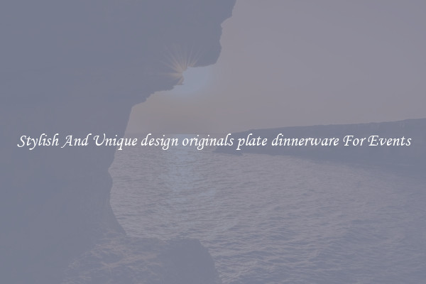 Stylish And Unique design originals plate dinnerware For Events