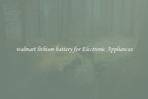 walmart lithium battery for Electronic Appliances